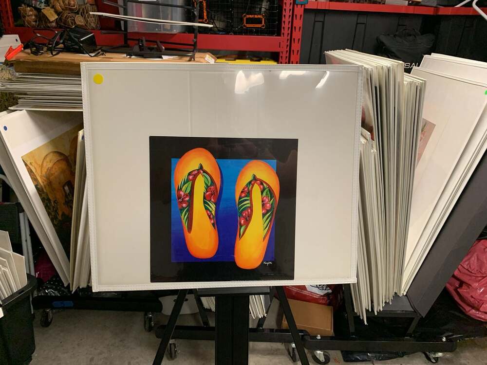 Mary Naylor Hawaii Things 2004 Art Print Flip Flops